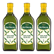 OLITALIA 奧利塔 純橄欖油, 1L, 3瓶