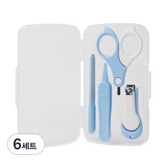 온비유 유아용 손톱깎이 4종 세트, 블루, 6세트
