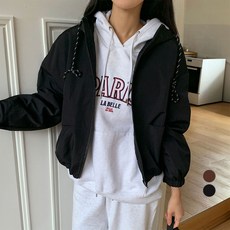 afinar 女款密封拉鍊連帽防風夾克