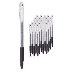 모나미 젤러502 중성펜 0.5mm, Black, 24개입