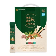 DAEWOONG LIFE SCIENCE 鹿茸紅參萃取隨身包, 1kg, 1盒