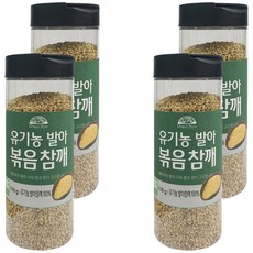 Organic story 罐裝烘炒發芽芝麻, 110g, 4罐