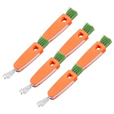 Modern More 3in1 多用途縫隙清洗清潔刷, 6個, 橘色