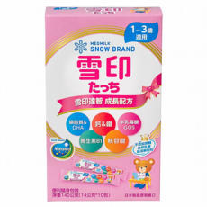 SNOW 雪印 TOUCH 達智 成長配方1~3歲 盒裝 140g, 10包, 1盒