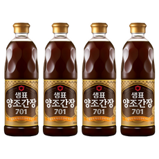 샘표 양조간장 701, 860ml, 4개