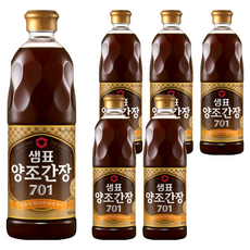 샘표 양조간장 701, 860ml, 6개