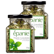 에빠니 유기농 레몬밤차 병, 22g, 2개