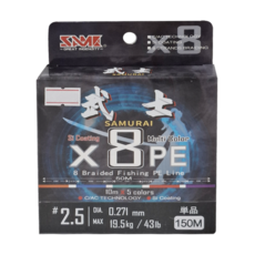 SAME 莎美 武士PE線 SSL-032150250 150m, 五色, 1個