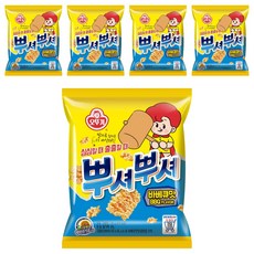 오뚜기 뿌셔뿌셔 바베큐맛, 90g, 5개