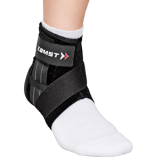 ZaMST 贊斯特 左腳踝護具 短版, 黑色, 1個