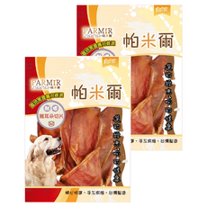 PARMIR 帕米爾 全犬用 豬耳朵切片, 低溫烘焙, 嚴選新鮮素材, 台灣豬耳, 85g, 2包