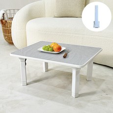 한일 국내 제조 2단 높이조절 접이식 테이블 + 교체용 상다리 세트, 06마블