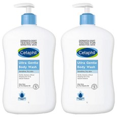 Cetaphil 舒特膚 B5極致舒敏沐浴乳, 2瓶, 1L