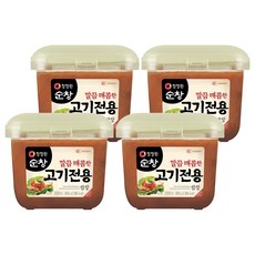 청정원순창 깔끔 매콤한 고기전용 쌈장, 900g, 4개