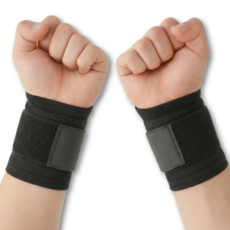 Haru Living 雙層護腕組, 黑色, 1個