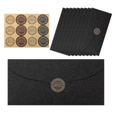 Good given 高級零用錢信封 10入 + 貼紙 12入 組, 1套, 黑色