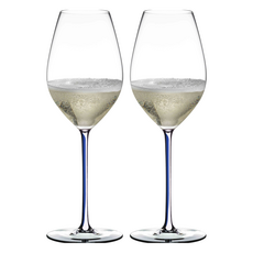 RIEDEL Fatto a Mano系列香檳杯 4900/28DWS 藍白雙色, 445ml, 2個