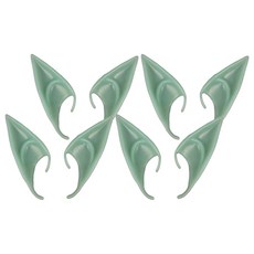 萬聖節裝扮cosplay 精靈耳朵 4個, 哥布林綠, 1組