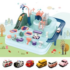 Broki 創意啟蒙編程軌道 主體 + 6款無重力汽車, 1套