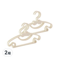 BangJiaShi 幫家適 兒童衣架40入組, 北歐白, 2組