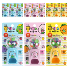 Pinkfoot Carrot Friends扭蛋橡皮擦3款 各2入, 2組, 混色