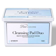 DewASSOME 2合1膠原蛋白全臉+眼唇卸妝棉片 140入, 1組