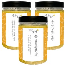 약초명가 울금 강황분말, 250g, 3개
