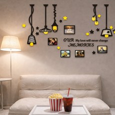 Ttodream 照明相框黏貼式壁貼, 圖案