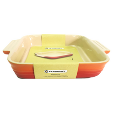 르크루제 정사각 디쉬, 주황, 1개