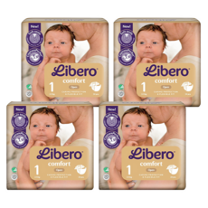 Libero 麗貝樂 Comfort 黏貼型尿布 2~5kg, 第1階段, 96片