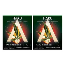 HARU 含春 STEAMY 熱愛型衛生套 KING HEAD, 4入, 2盒