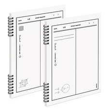 數學筆記本組, 混色, 2個