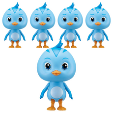 Katuri 公仔 Sejji 混合色, 5個