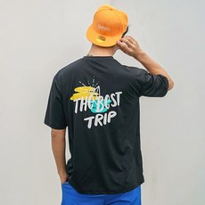 H. Mus. 男士 Regulus Overfit Rash Guard 上衣, 黑色的