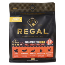 REGAL 芮格爾 全齡犬用天然犬糧 RD-8, 454g, 1個, 無穀水牛肉
