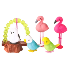 Iwako 造型鳥類橡皮擦, 單個裝, 鳥, 1組