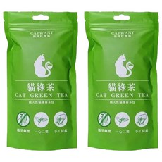CATWANT 貓咪旺農場 貓綠茶 8個 ,貓薄荷,24g,2包
