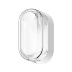 帶蓋牙刷架, ABS材質, 附背膠, 透白色, 10組