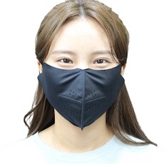 유투스포츠 스탠다드 라이프스타일 프로 스포츠 마스크, 블랙, 1개