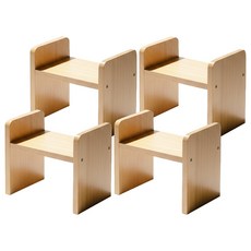 櫃內收納架, 原木色, 4個