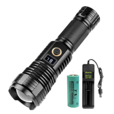 TX Tanox 特林 XHP70 LED超強亮 USB充電手電筒 T-2025W-P70, 1個