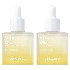 Jello Jello Premium Extra Nail Treatment Vita Oil, 10ml, 2個