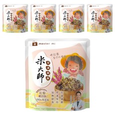 master mi 米大師 常溫熟飯 紅藜纖穀飯, 180g, 5包
