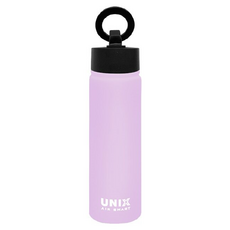 UNIX Air Smart 磁吸保溫瓶 26.3 x 7.5cm 375g, 粉霧紫, 660ml, 1個