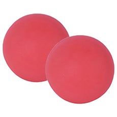 THE ONE UNITED 天然矽膠穴道筋膜球/瑜珈按摩球, 顏色隨機, 2顆