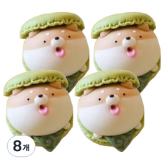 루시마켓 마카롱 디저트 DIY 재료 그린 강아지 20mm, 8개
