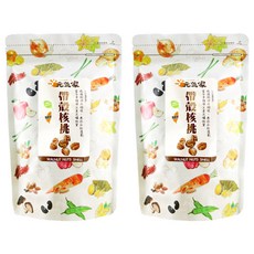 元氣家 帶殼核桃 低溫烘焙 無鹽調味 不添加防腐劑, 200g, 2包
