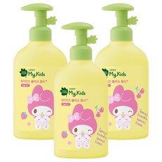 그린핑거 마이키즈 플러스 산리오 저자극 바디워시, 320ml, 3개