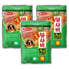 WOOMTREE 生山葵粉, 3個, 200g