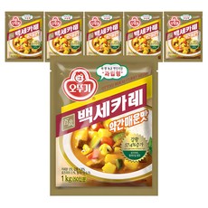 OTTOGI 不倒翁 百歲薑黃咖哩粉 微辣, 1kg, 6包